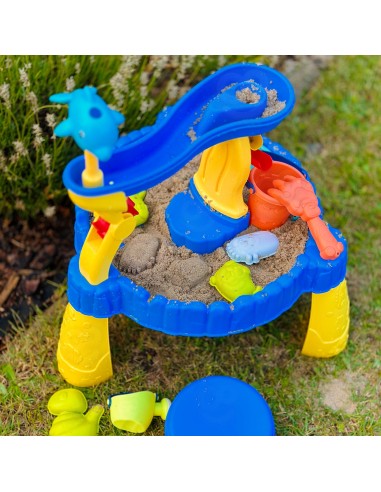 WOOPIE XL Water Table with Chair 2 in 1 - Dolphin 12 pcs.