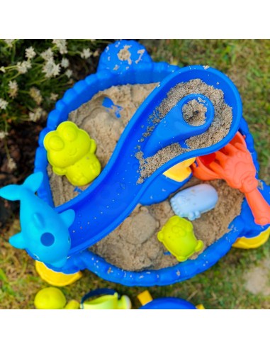 WOOPIE XL Water Table with Chair 2 in 1 - Dolphin 12 pcs.