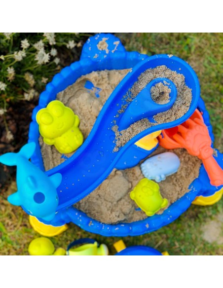 WOOPIE XL Water Table with Chair 2 in 1 - Dolphin 12 pcs.