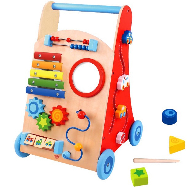 Wielofunkcyjny chodzik pchacz panel edukacyjny dla dzieci