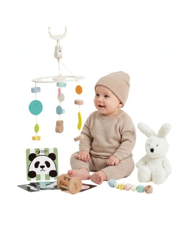 Pastel Set for Babies CLASSIC WORLD - First Toys 0-6m