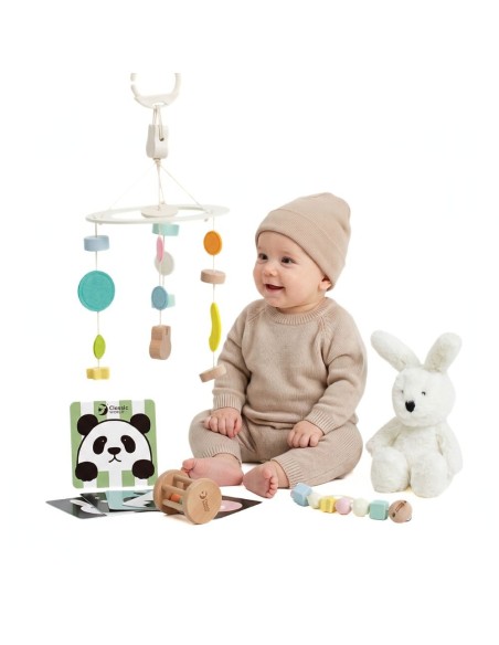 Pastel Set for Babies CLASSIC WORLD - First Toys 0-6m