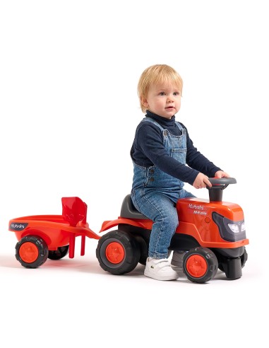 FALK Kubota Orange Tractor with Trailer - from 1 year