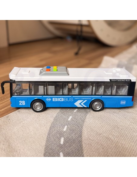 WOOPIE miesto autobusas interaktyvus elektrinis 1:16 - Žaislas