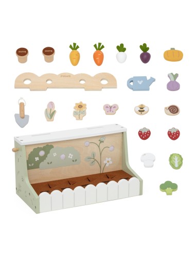 Holz-Garten für den kleinen Gärtner Viga PolarB - Set 22-tlg.