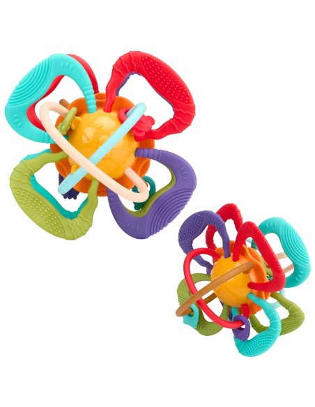 WOOPIE sensory ball teether - 4 textures, perfect for teething