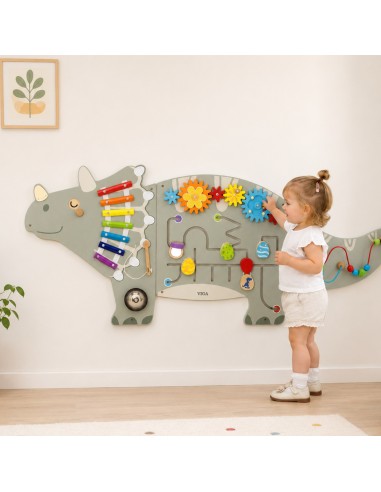 VIGA Triceratops Activity Wall Panel 18m+