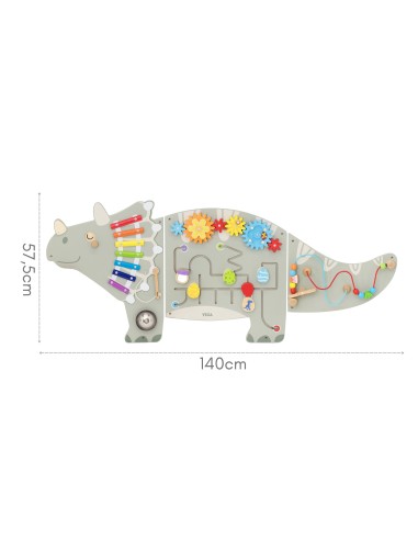 VIGA Triceratops Activity Wall Panel 18m+