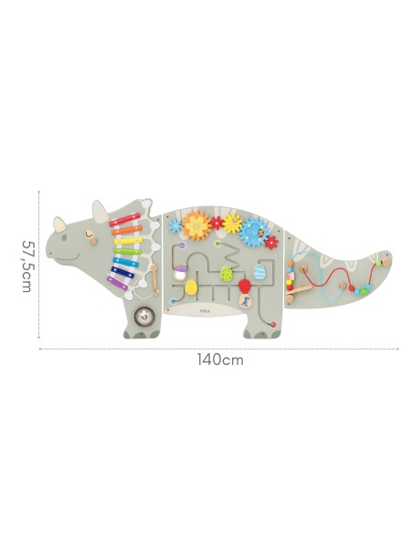 VIGA Triceratops Activity Wall Panel 18m+