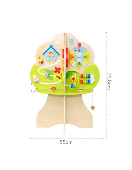 VIGA Wooden Activity Tree Educational Center 18m+