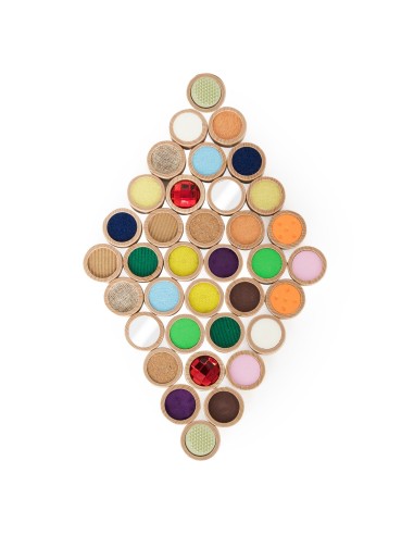 VIGA Sensory Touch Memory Blocks 36 pcs.