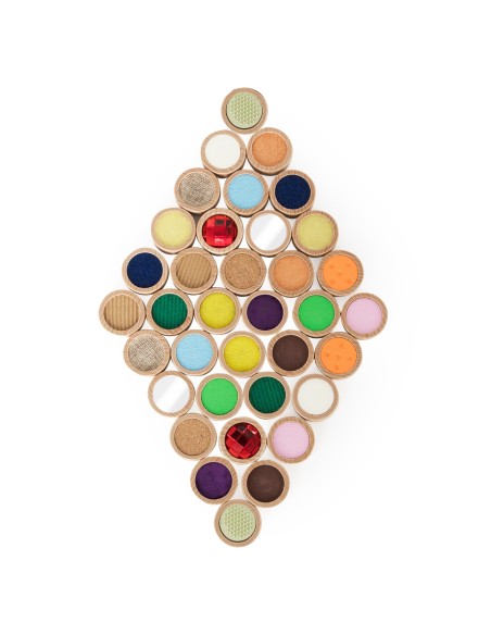 VIGA Sensory Touch Memory Blocks 36 pcs.