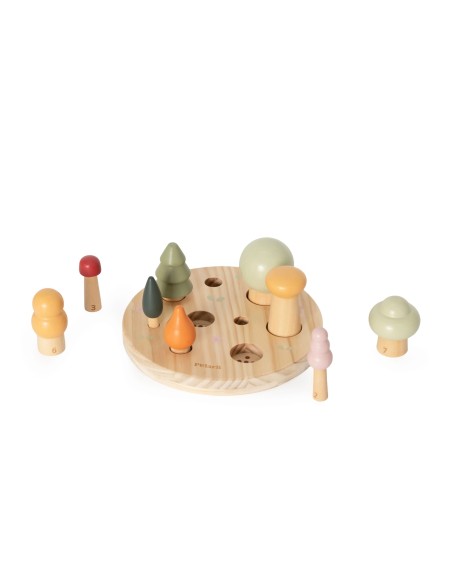 VIGA PolarB Forest Trees – Counting Puzzle 1–9
