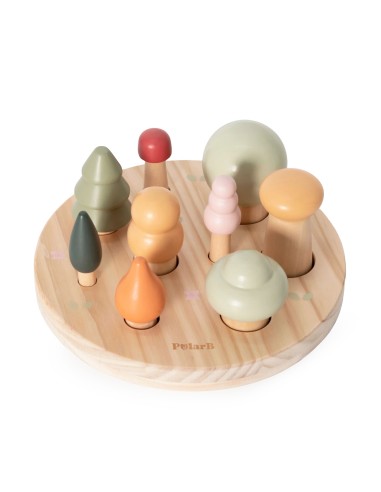 VIGA PolarB Forest Trees – Counting Puzzle 1–9