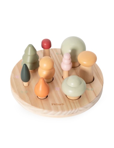 VIGA PolarB Forest Trees – Counting Puzzle 1–9