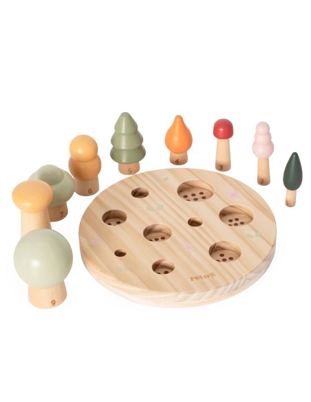 VIGA PolarB Forest Trees – Counting Puzzle 1–9