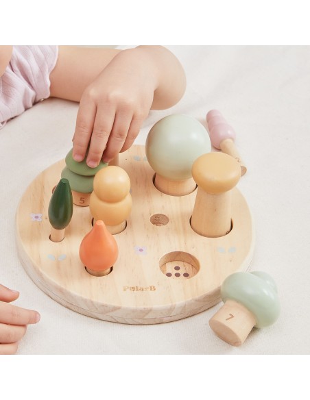VIGA PolarB Forest Trees – Counting Puzzle 1–9