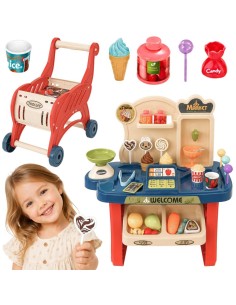 Einkaufswagen WOOPIE – Eis, Süßigkeiten & 40 Aktionen