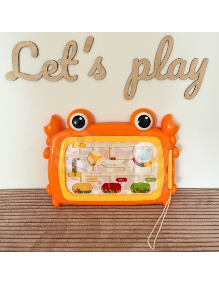 Montessori crab magnetic board – an educational toy for children