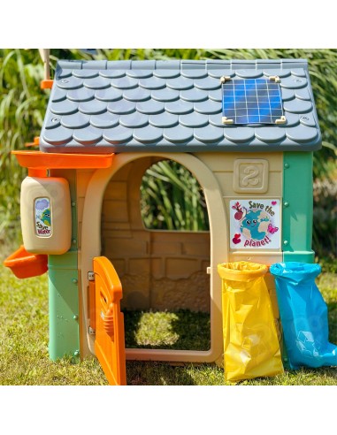 FEBER Domek ogrodowy Recycle Eco - Segregacja Odpadów i Zielona Energia