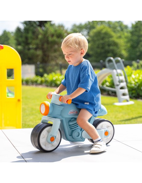 FALK Ride-on Ride-on Quiet Wheels Retro Motor Blue 1+