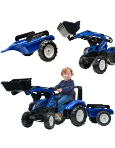 FALK Traktor New Holland T8 su kaušeliu ir priekaba 3-7 metų