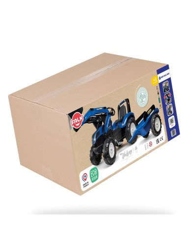 Traktor FALK New Holland T8 z Łyżką i Przyczepą 3-7 lat
