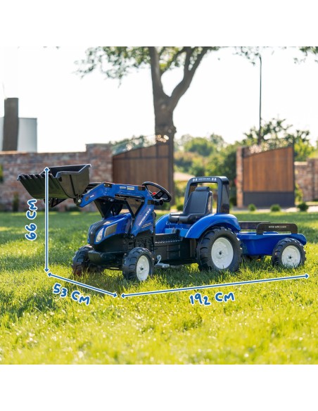 Traktor FALK New Holland T8 z Łyżką i Przyczepą 3-7 lat