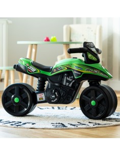 FALK Spyriklis Racing Žalias Motoroleris Plačiais Ratais nuo 1 metų 2