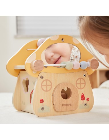 VIGA PolarB Wooden Activity Mushroom for Children 18m+