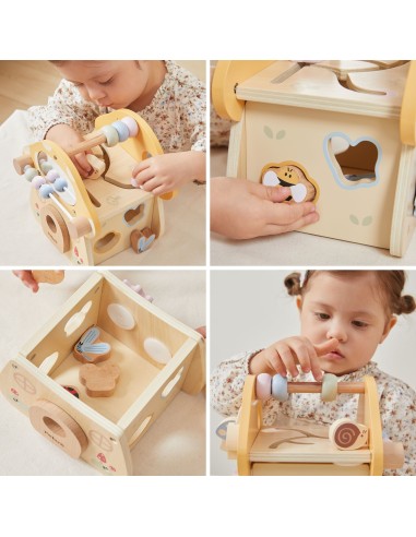 VIGA PolarB Wooden Activity Mushroom for Children 18m+