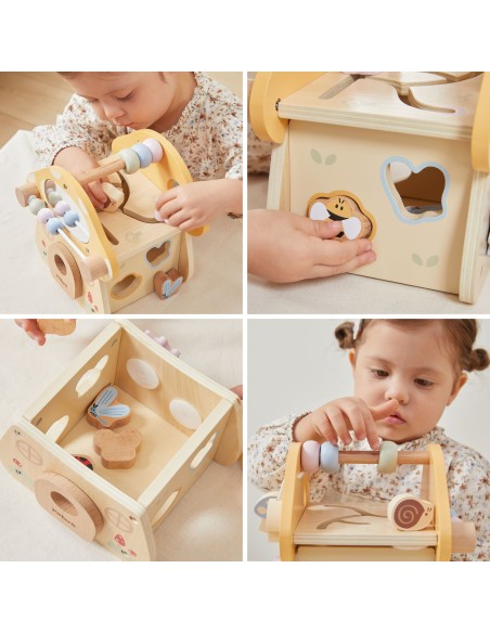 VIGA PolarB Wooden Activity Mushroom for Children 18m+