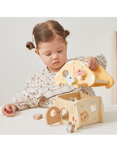 VIGA PolarB Wooden Activity Mushroom for Children 18m+