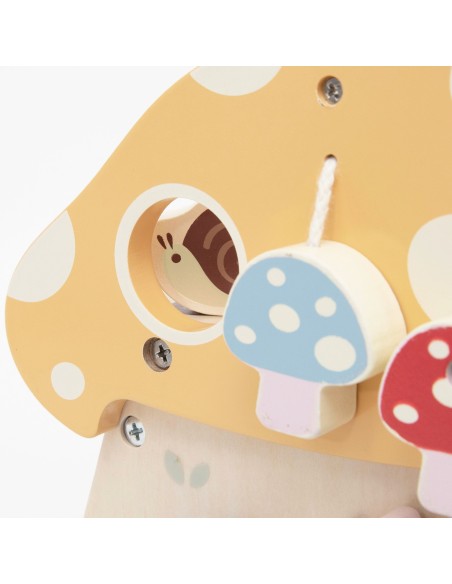 VIGA PolarB Wooden Activity Mushroom for Children 18m+