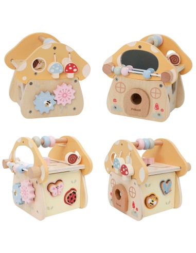 VIGA PolarB Wooden Activity Mushroom for Children 18m+