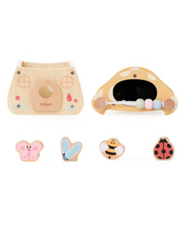 VIGA PolarB Wooden Activity Mushroom for Children 18m+