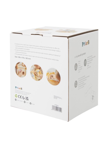VIGA PolarB Wooden Activity Mushroom for Children 18m+