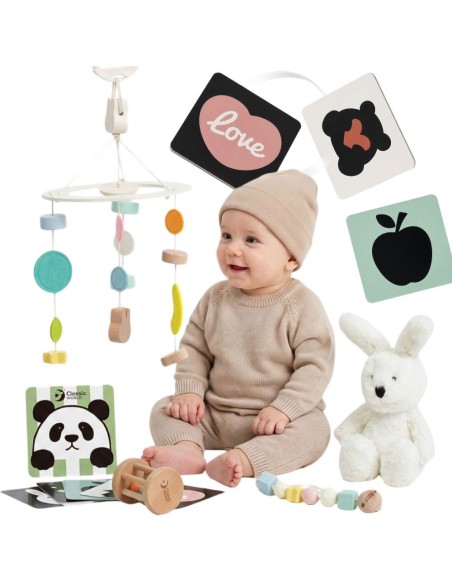 Pastel Set for Babies CLASSIC WORLD - First Toys 0-6m