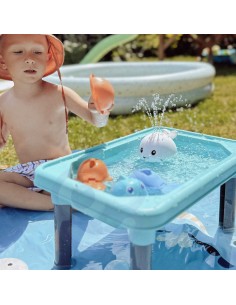 Woopie Wassertisch 3in1 - Sandkasten und Angelspiel Fische fangen 6-tlg. 2