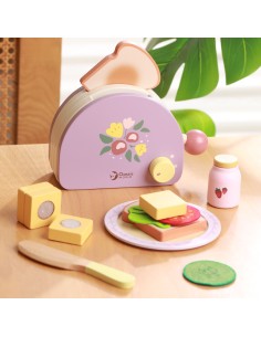 Holz-Frühstückstoaster CLASSIC WORLD mit Zubehör 13-tlg. 2