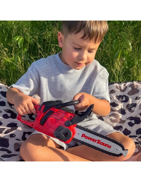WOOPIE Kettensäge Motor für Kinder - Gummikette
