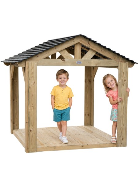 Großer Holzpavillon Spielplatz Haus CLASSIC WORLD EDU