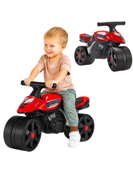 FALK Red Racing Ride-on with Wide Wheels 1+ - Toy for Children