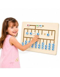 VIGA Montessori Sensory Board for learning to count FSC