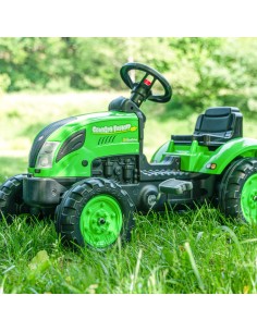 FALK Country Farmer Pedal Tractor Green 2-5 Years with Trailer 2