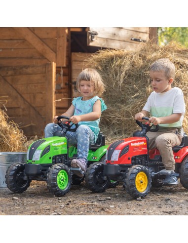 FALK Country Farmer Pedal Tractor Green 2-5 Years with Trailer