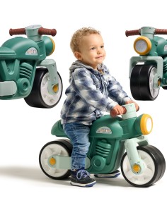 FALK Jeździk Biegowy Ciche Koła Motor Prem1er Retro Zielony 12+