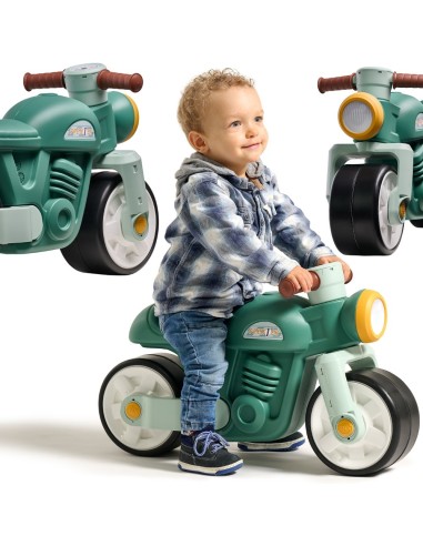 FALK Ride-on Ride-on Quiet Wheels Motor Prem1er Retro Green 12+