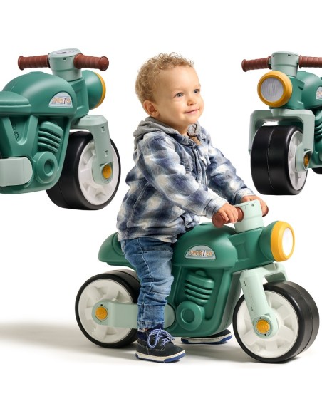 FALK Ride-on Ride-on Quiet Wheels Motor Prem1er Retro Green 12+