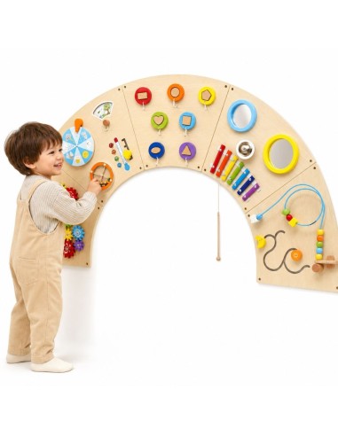 Viga Sensory Arc Wall Manipulation Board - Montessori Set